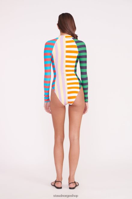 kvinner amalia utslett vakt cabana stripe multi 6048FN686 STAUD klær