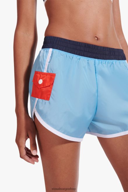 kvinner nylon er kort alaskan blå 6048FN565 NB X STAUD klær