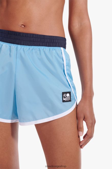 kvinner nylon er kort alaskan blå 6048FN565 NB X STAUD klær