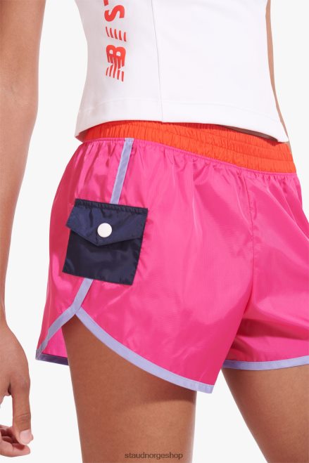 kvinner nylon er kort fuchsia 6048FN566 NB X STAUD klær