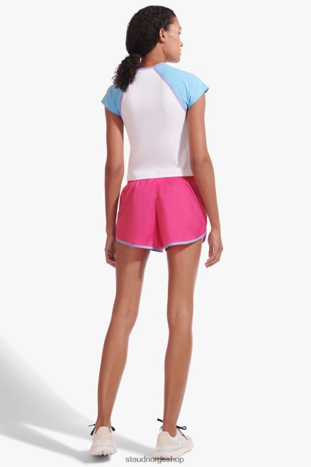 kvinner nylon er kort fuchsia 6048FN566 NB X STAUD klær