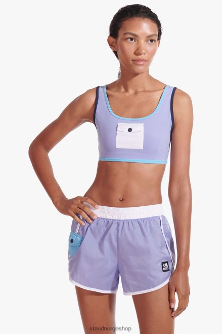 kvinner nylon er kort galakse lilla 6048FN567 NB X STAUD klær