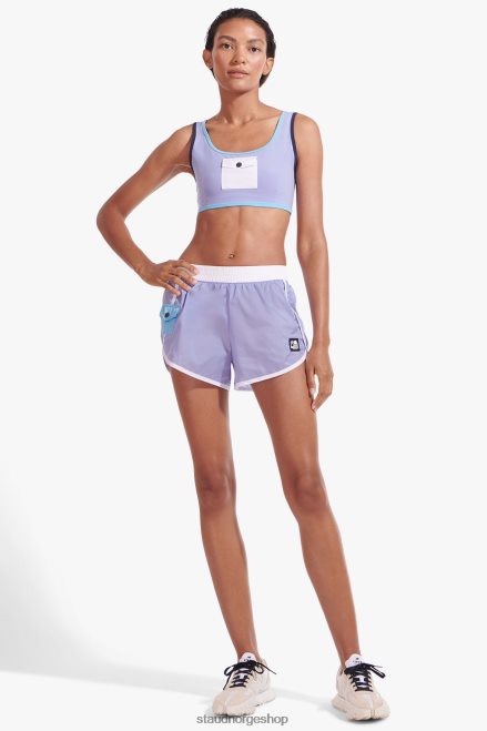 kvinner nylon er kort galakse lilla 6048FN567 NB X STAUD klær