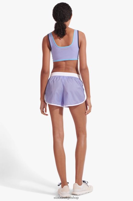 kvinner nylon er kort galakse lilla 6048FN567 NB X STAUD klær