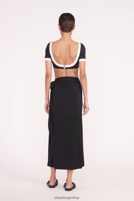 kvinner angelica coverup skjørt svart 6048FN641 STAUD klær