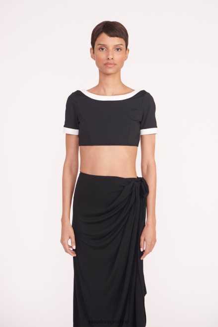 kvinner angelica coverup skjørt svart 6048FN641 STAUD klær
