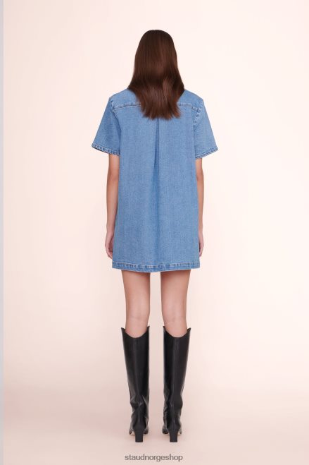 kvinner bytte kjole medium medium vask/svart 6048FN255 STAUD klær