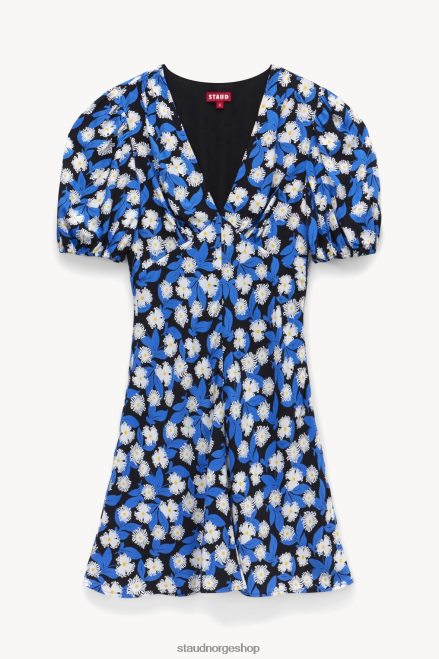 kvinner milla minikjole hvit syre floral 6048FN205 STAUD klær