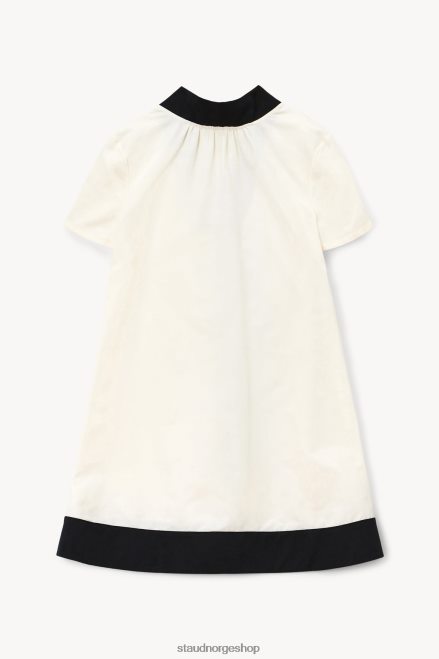 kvinner mini ilana kjole elfenben svart 6048FN144 STAUD klær