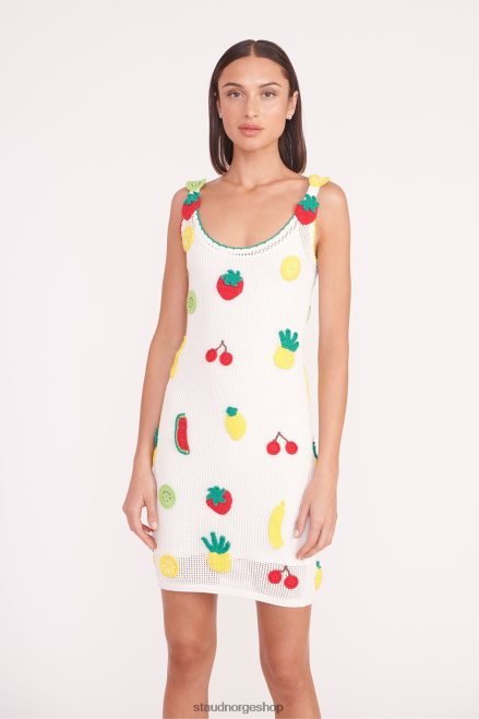 kvinner mini maracuya kjole hekle frukt 6048FN587 STAUD klær