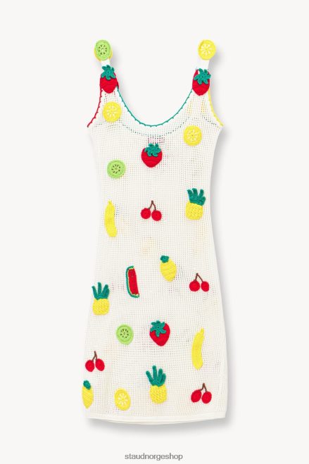 kvinner mini maracuya kjole hekle frukt 6048FN587 STAUD klær