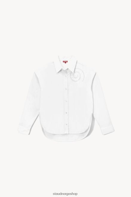 kvinner emersyn oversized topp hvit 6048FN429 STAUD klær