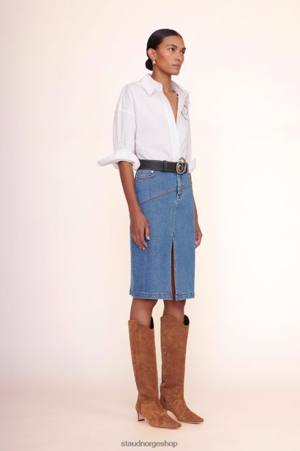 kvinner emersyn oversized topp hvit 6048FN429 STAUD klær