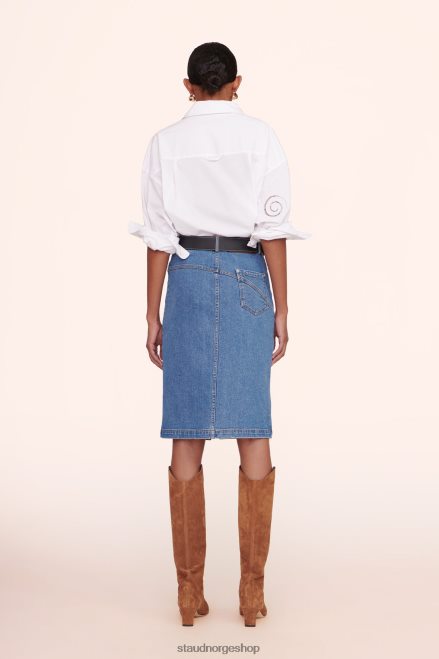 kvinner emersyn oversized topp hvit 6048FN429 STAUD klær