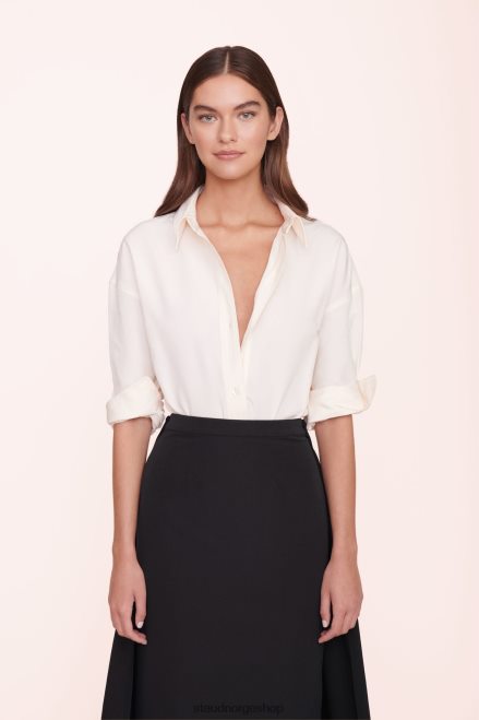 kvinner leonora oversized topp elfenbein 6048FN439 STAUD klær