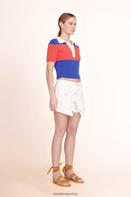kvinner spencer topp hibiscus atlantic rugby stripe 6048FN382 STAUD klær
