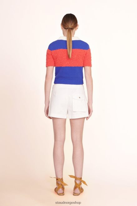 kvinner spencer topp hibiscus atlantic rugby stripe 6048FN382 STAUD klær