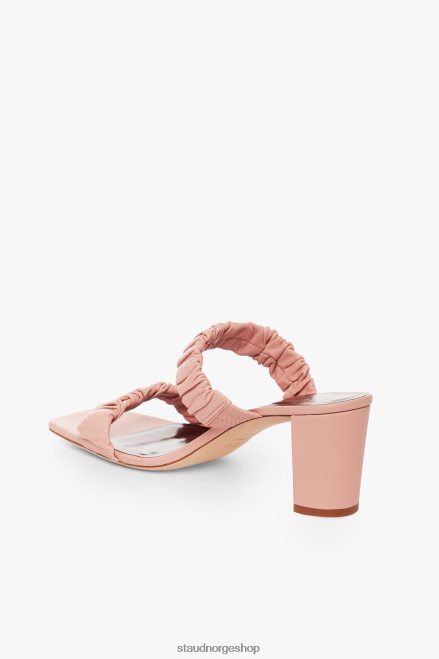 kvinner frankie rynket sandal mørk rødme 6048FN894 STAUD sko
