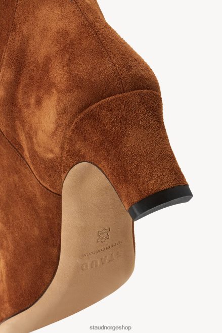kvinner western wally støvel brunt semsket skinn 6048FN976 STAUD sko